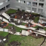 Derrumbe en un edificio del complejo Estación Buenos Aires obligó a evacuar cuatro torres