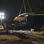 Tren Sarmiento: Colocan puentes clave para el paso bajo nivel entre Liniers y Villa Luro